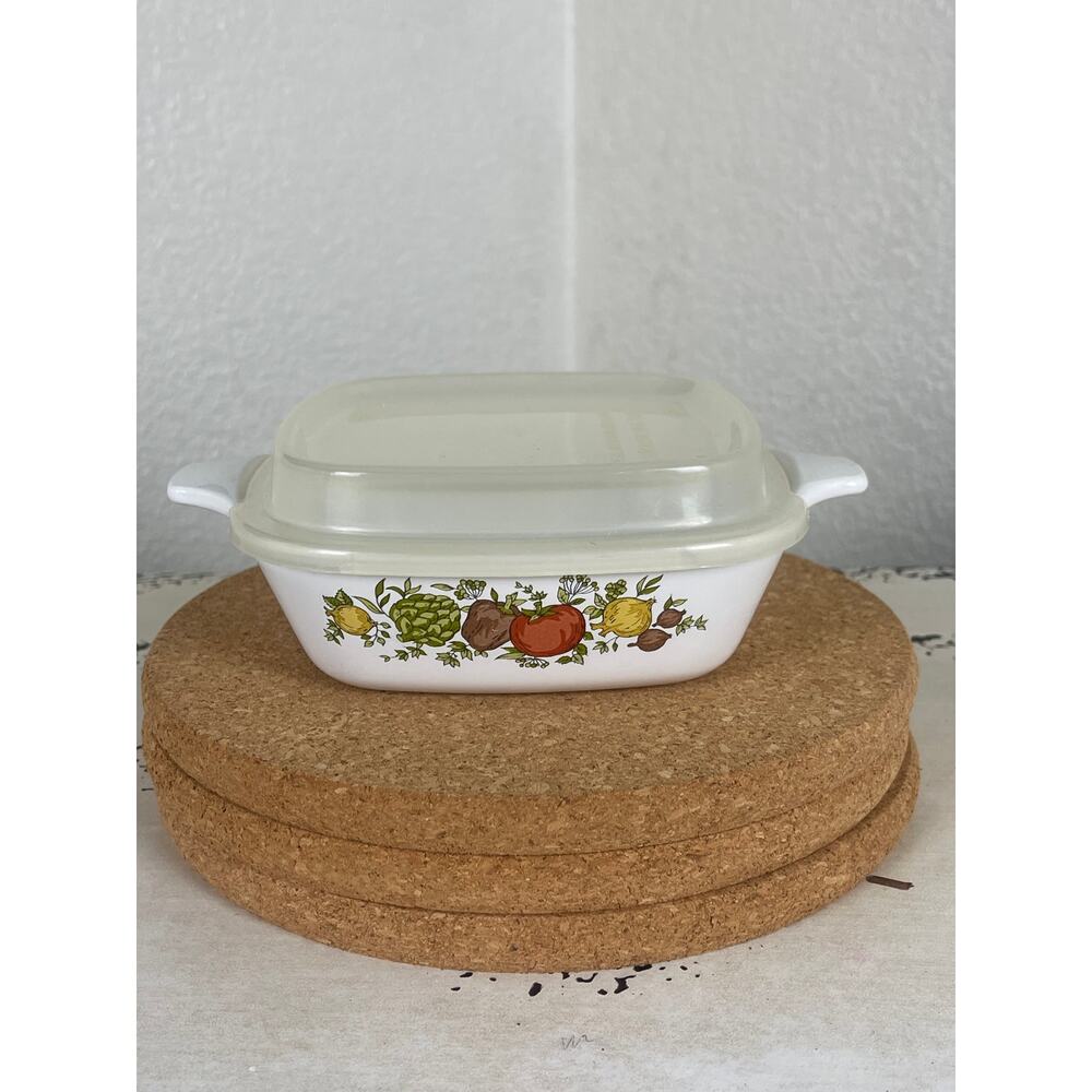 Vintage Corning Ware Spice O' Life Petite Pan w/ lid.